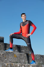 Collant Running Homme Rouge [Made In France]