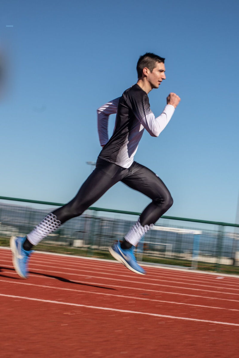 Collant Running Homme Noir Made in France maxence.rigottier