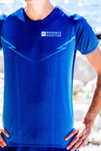 Manches Courtes Running Homme Bleu [Made in France]